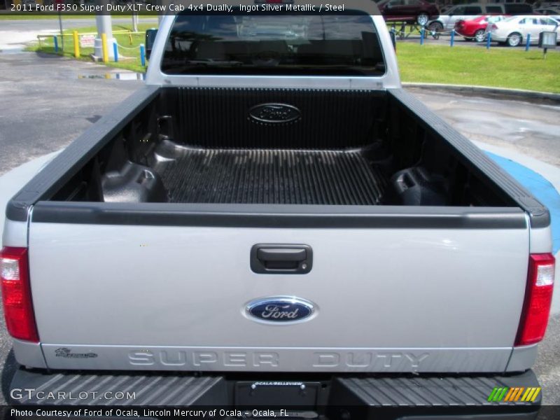 Ingot Silver Metallic / Steel 2011 Ford F350 Super Duty XLT Crew Cab 4x4 Dually