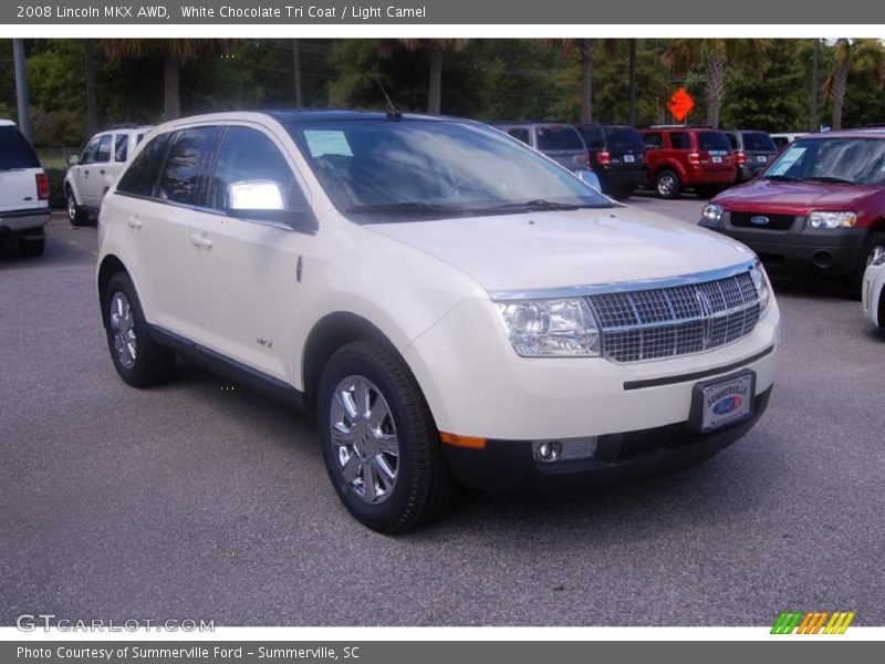 White Chocolate Tri Coat / Light Camel 2008 Lincoln MKX AWD