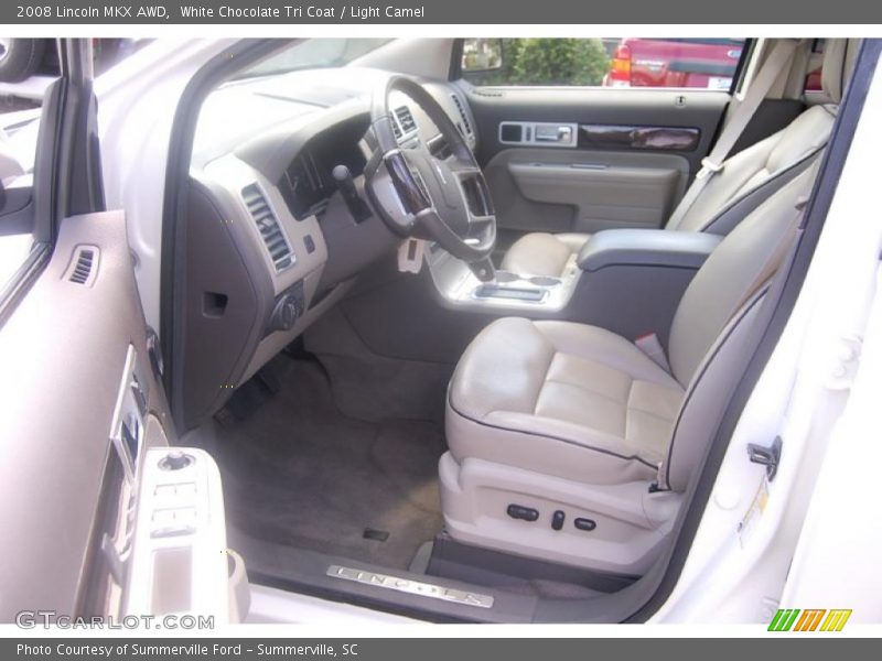 White Chocolate Tri Coat / Light Camel 2008 Lincoln MKX AWD