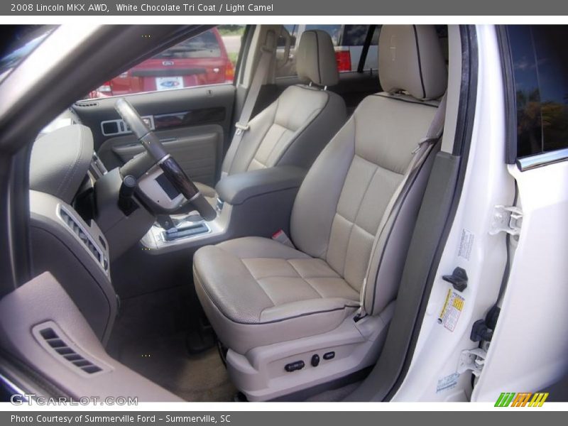 White Chocolate Tri Coat / Light Camel 2008 Lincoln MKX AWD