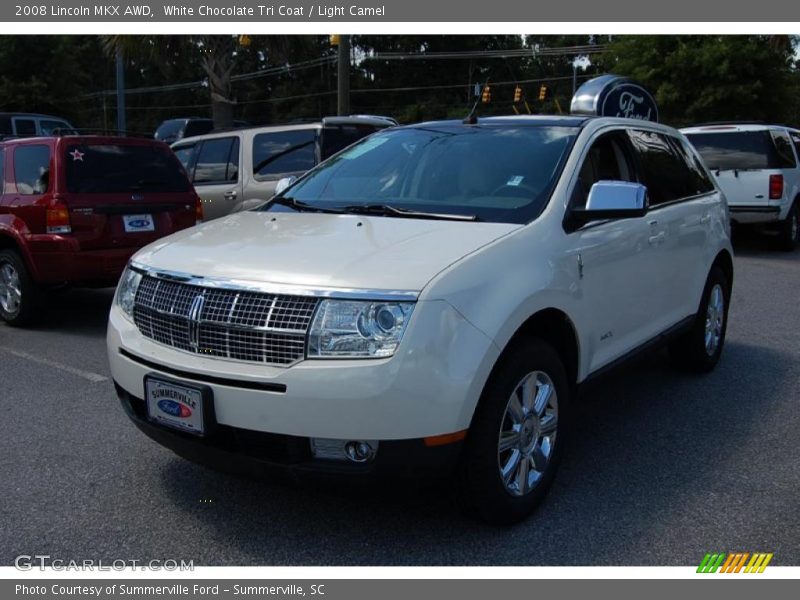 White Chocolate Tri Coat / Light Camel 2008 Lincoln MKX AWD