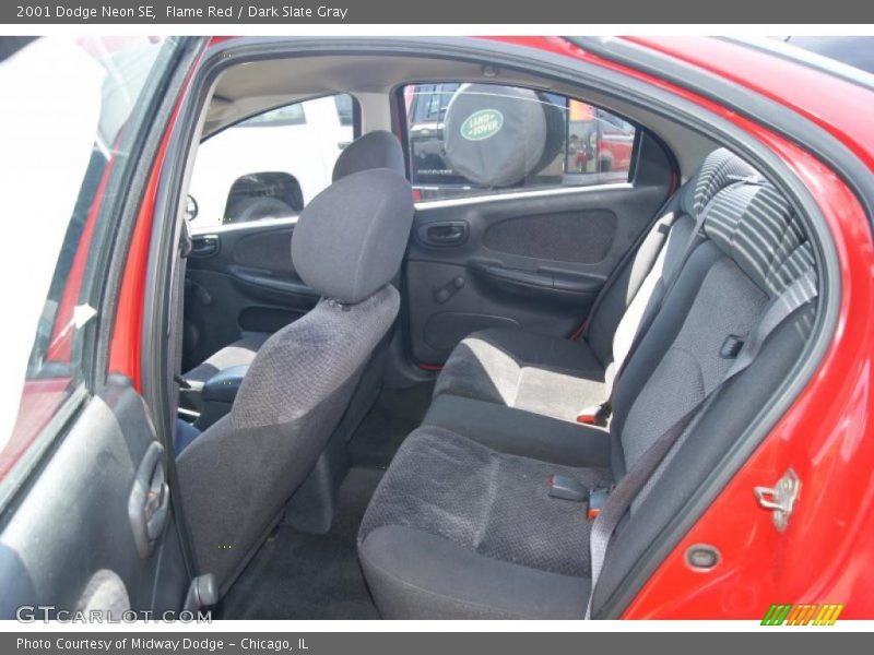 Flame Red / Dark Slate Gray 2001 Dodge Neon SE