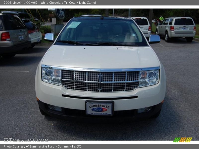 White Chocolate Tri Coat / Light Camel 2008 Lincoln MKX AWD