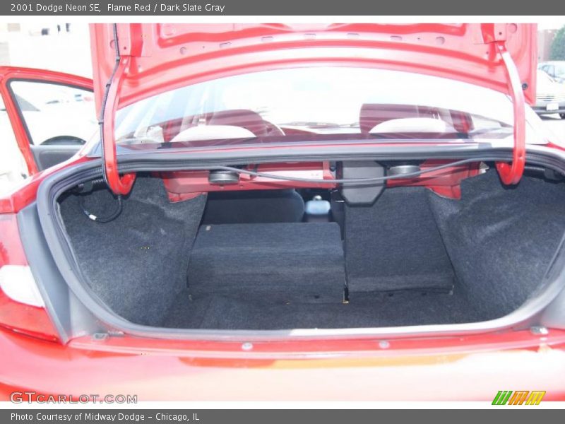 Flame Red / Dark Slate Gray 2001 Dodge Neon SE