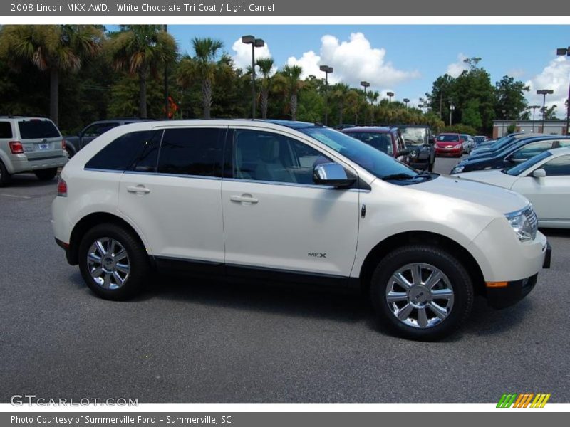 White Chocolate Tri Coat / Light Camel 2008 Lincoln MKX AWD