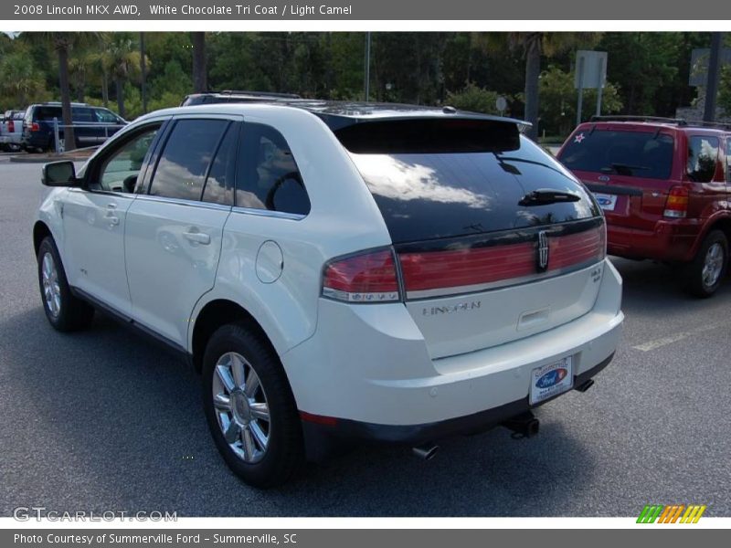 White Chocolate Tri Coat / Light Camel 2008 Lincoln MKX AWD