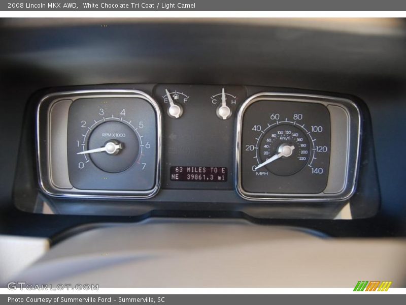 White Chocolate Tri Coat / Light Camel 2008 Lincoln MKX AWD