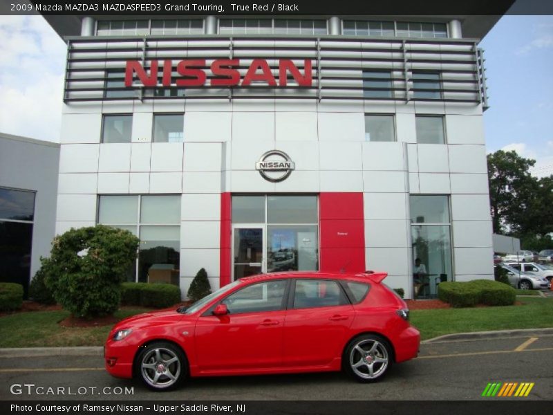 True Red / Black 2009 Mazda MAZDA3 MAZDASPEED3 Grand Touring