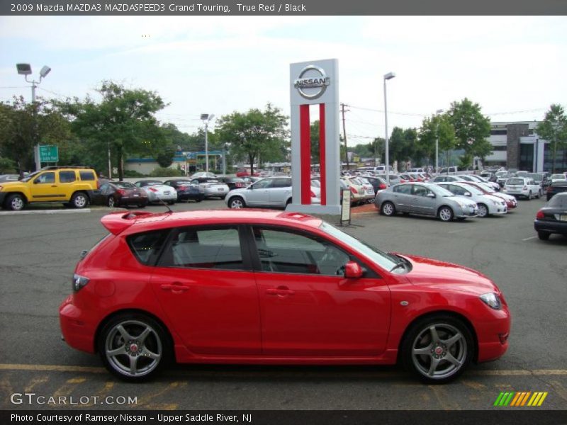 True Red / Black 2009 Mazda MAZDA3 MAZDASPEED3 Grand Touring