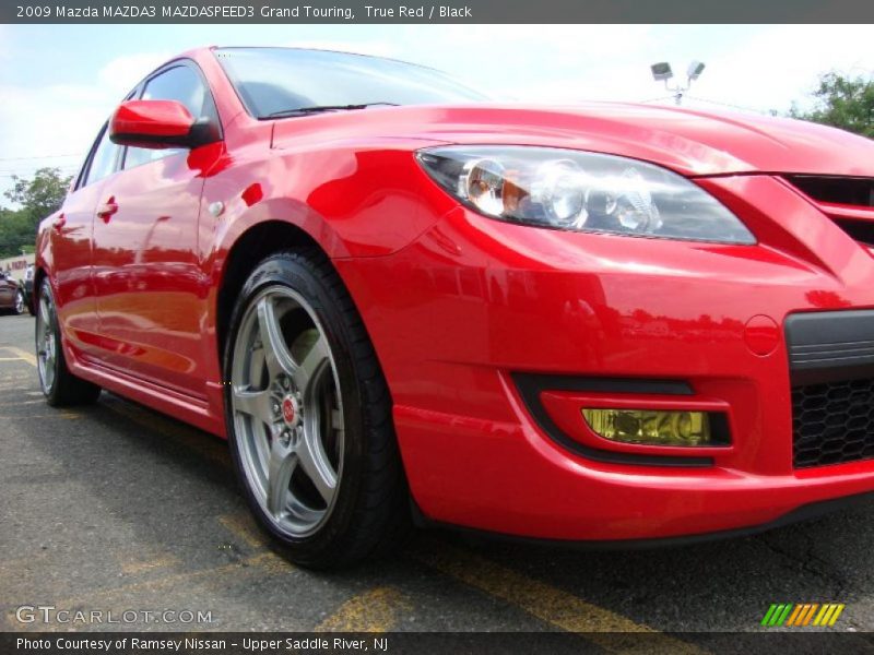 True Red / Black 2009 Mazda MAZDA3 MAZDASPEED3 Grand Touring