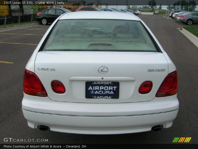 Crystal White / Ivory 2005 Lexus GS 300