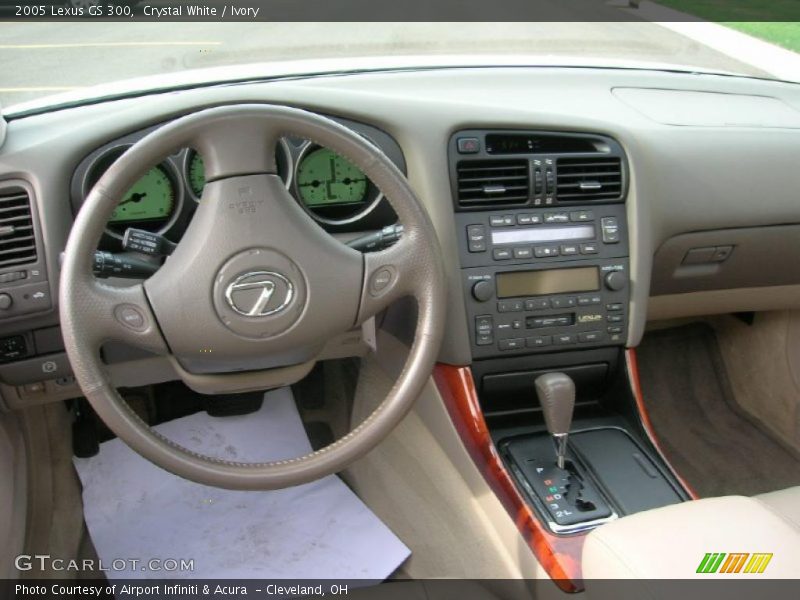 Crystal White / Ivory 2005 Lexus GS 300