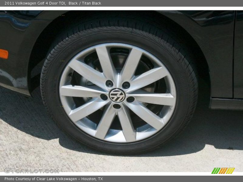 Black / Titan Black 2011 Volkswagen Golf 4 Door TDI