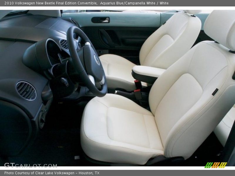 Aquarius Blue/Campanella White / White 2010 Volkswagen New Beetle Final Edition Convertible