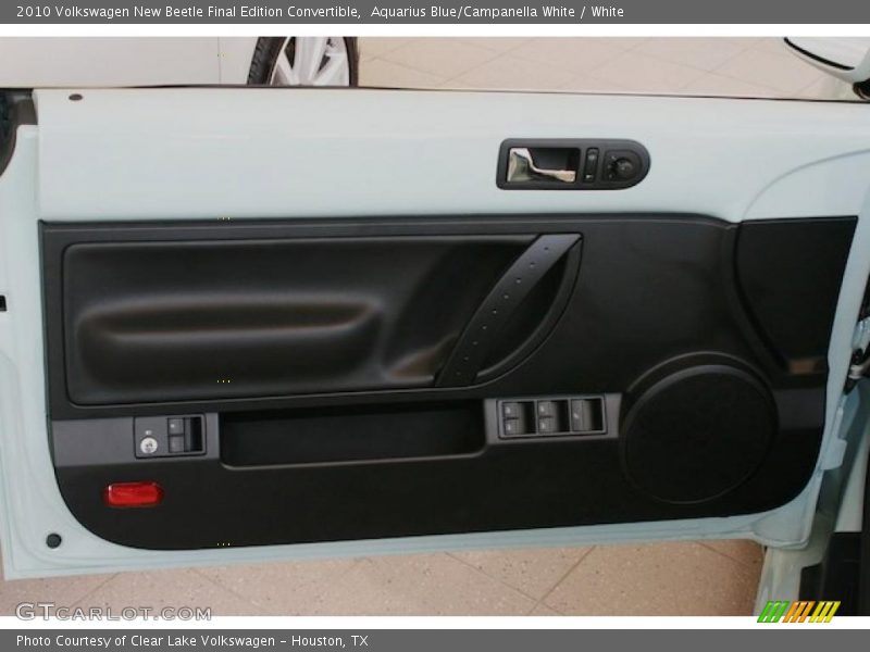 Aquarius Blue/Campanella White / White 2010 Volkswagen New Beetle Final Edition Convertible