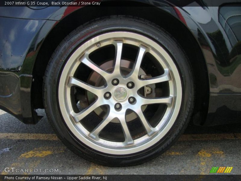 Black Obsidian / Stone Gray 2007 Infiniti G 35 Coupe