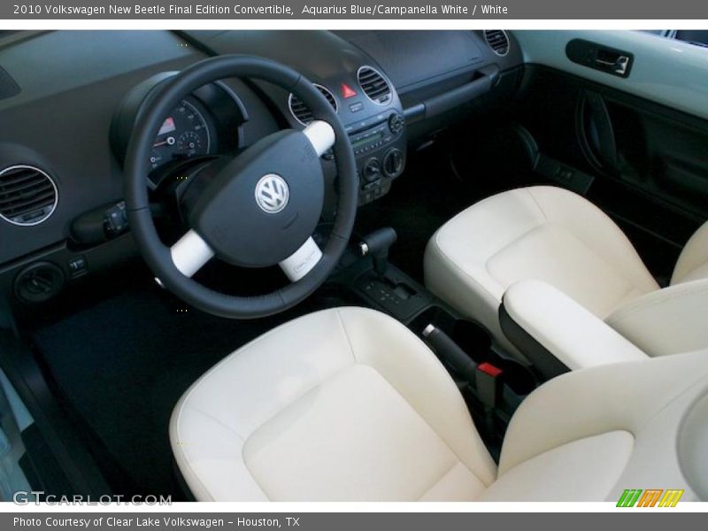 Aquarius Blue/Campanella White / White 2010 Volkswagen New Beetle Final Edition Convertible