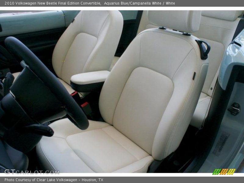 Aquarius Blue/Campanella White / White 2010 Volkswagen New Beetle Final Edition Convertible