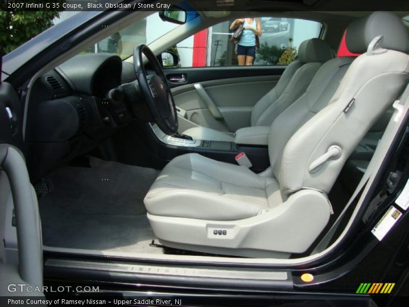  2007 G 35 Coupe Stone Gray Interior