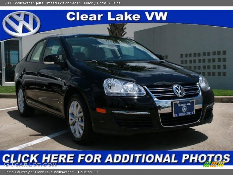 Black / Cornsilk Beige 2010 Volkswagen Jetta Limited Edition Sedan