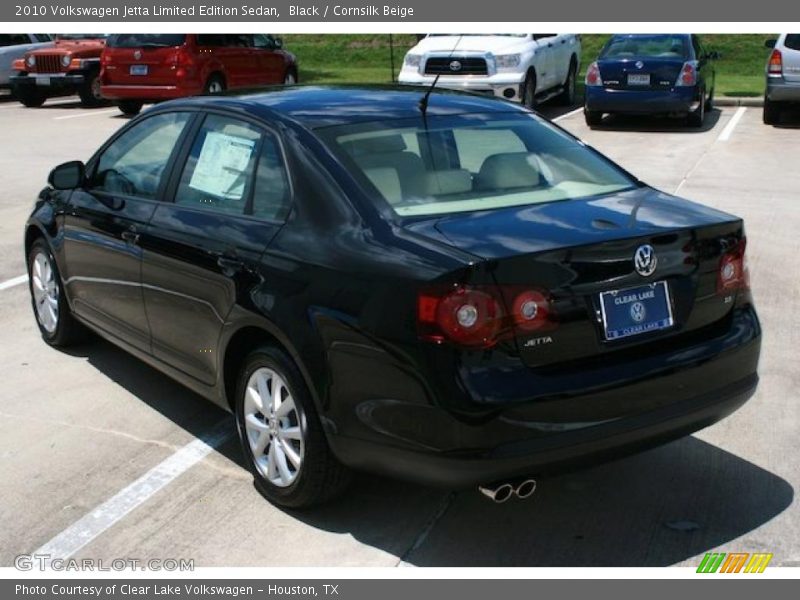 Black / Cornsilk Beige 2010 Volkswagen Jetta Limited Edition Sedan
