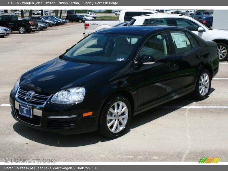 Black / Cornsilk Beige 2010 Volkswagen Jetta Limited Edition Sedan