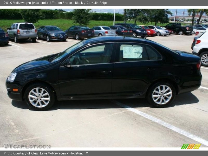 Black / Cornsilk Beige 2010 Volkswagen Jetta Limited Edition Sedan