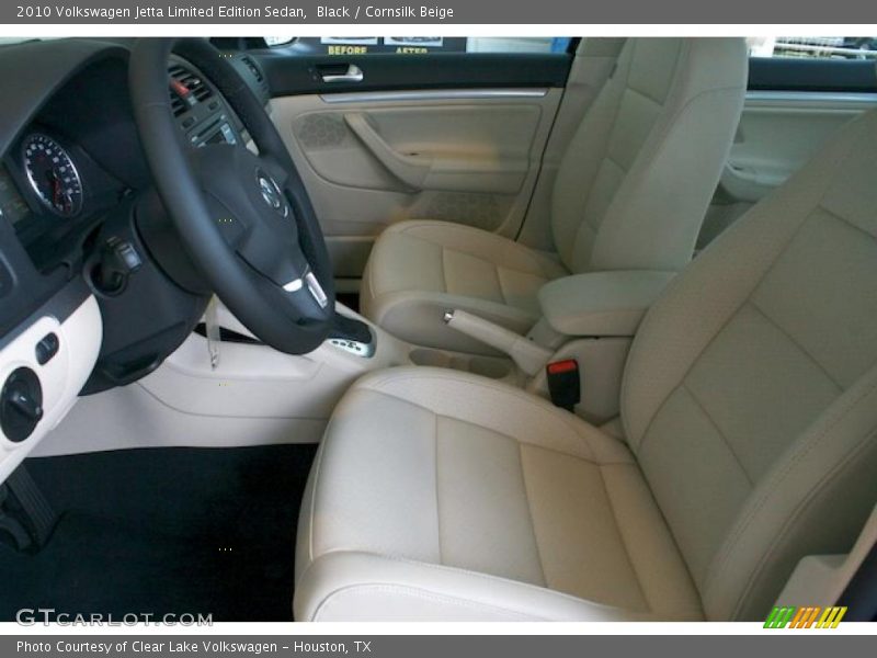 Black / Cornsilk Beige 2010 Volkswagen Jetta Limited Edition Sedan