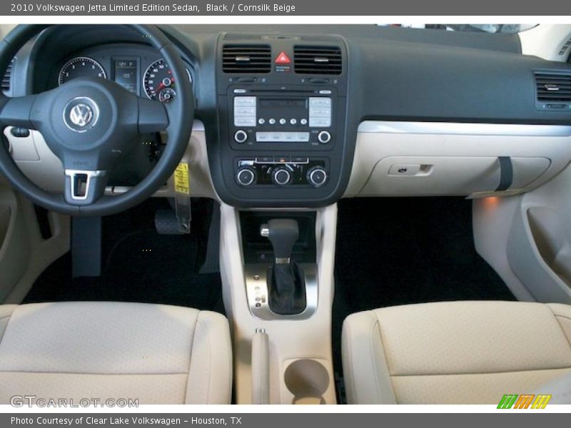 Black / Cornsilk Beige 2010 Volkswagen Jetta Limited Edition Sedan