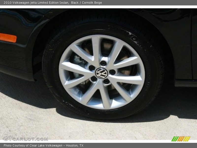 Black / Cornsilk Beige 2010 Volkswagen Jetta Limited Edition Sedan