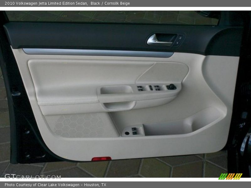 Black / Cornsilk Beige 2010 Volkswagen Jetta Limited Edition Sedan