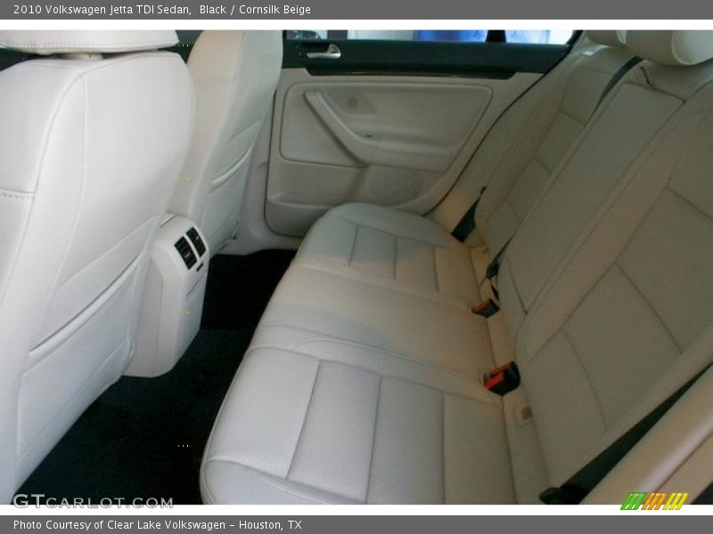 Black / Cornsilk Beige 2010 Volkswagen Jetta TDI Sedan