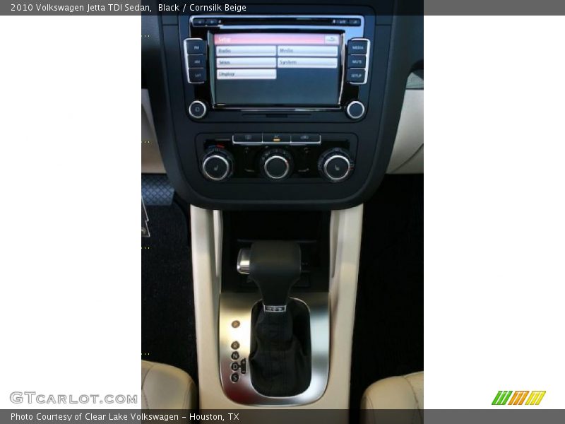 Black / Cornsilk Beige 2010 Volkswagen Jetta TDI Sedan
