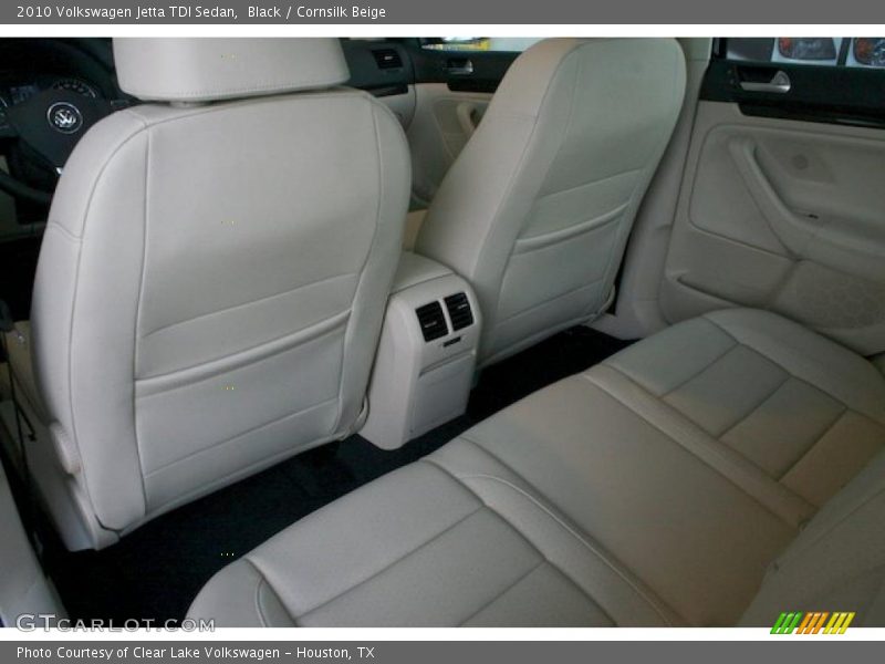 Black / Cornsilk Beige 2010 Volkswagen Jetta TDI Sedan