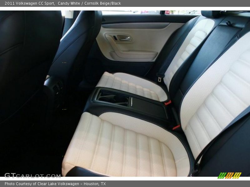 Candy White / Cornsilk Beige/Black 2011 Volkswagen CC Sport