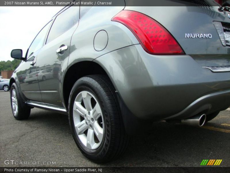 Platinum Pearl Matallic / Charcoal 2007 Nissan Murano SL AWD