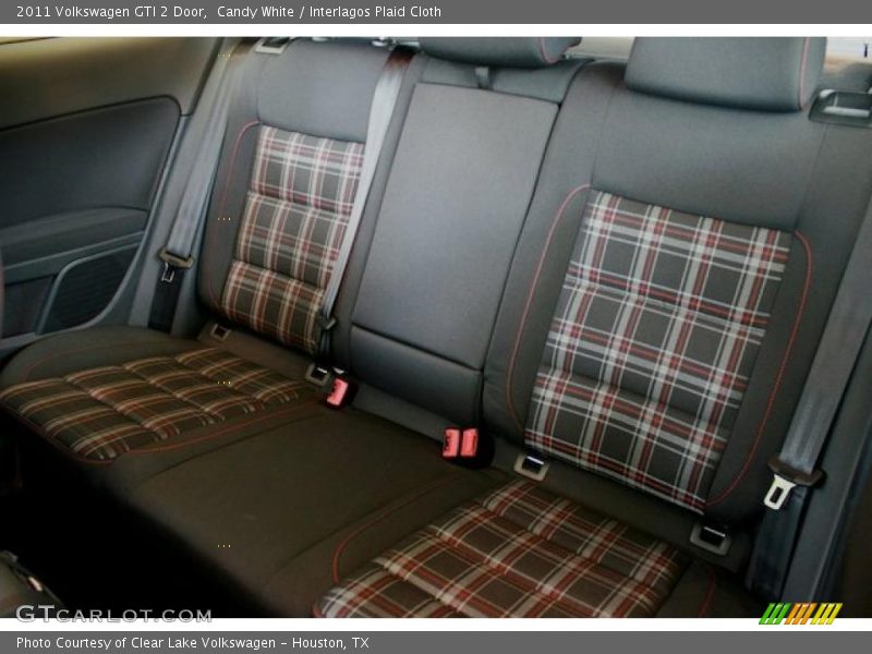 Candy White / Interlagos Plaid Cloth 2011 Volkswagen GTI 2 Door