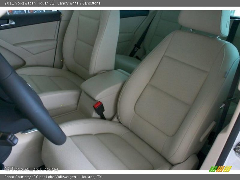 Candy White / Sandstone 2011 Volkswagen Tiguan SE