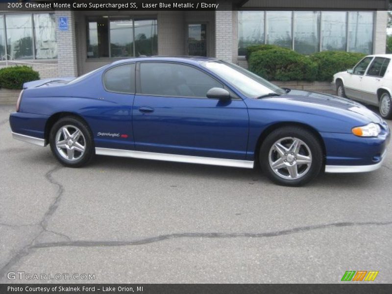 Laser Blue Metallic / Ebony 2005 Chevrolet Monte Carlo Supercharged SS