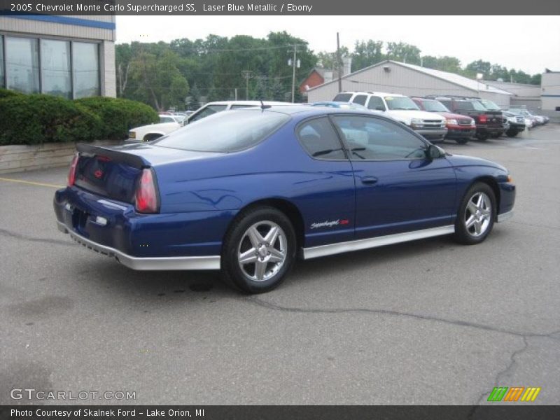 Laser Blue Metallic / Ebony 2005 Chevrolet Monte Carlo Supercharged SS