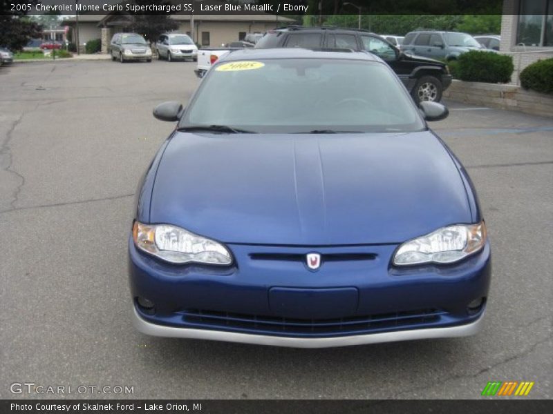 Laser Blue Metallic / Ebony 2005 Chevrolet Monte Carlo Supercharged SS