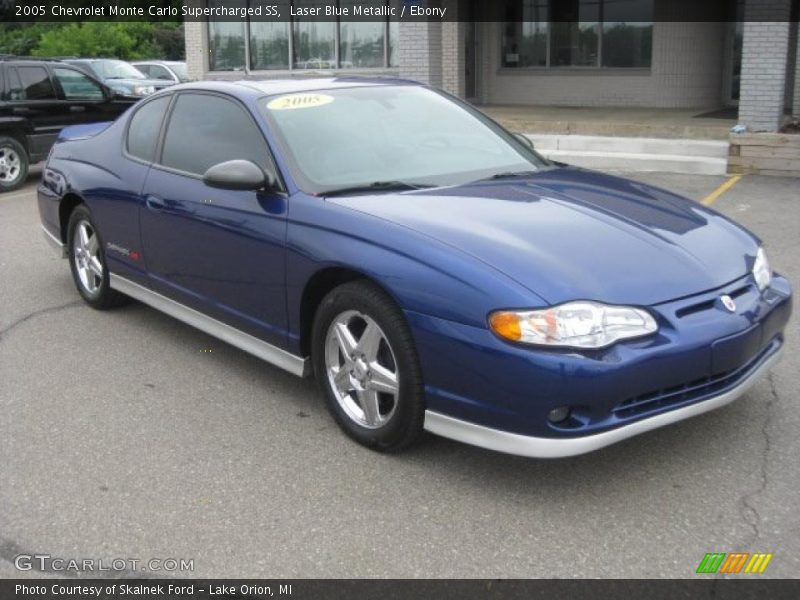 Laser Blue Metallic / Ebony 2005 Chevrolet Monte Carlo Supercharged SS
