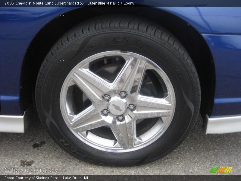 Laser Blue Metallic / Ebony 2005 Chevrolet Monte Carlo Supercharged SS