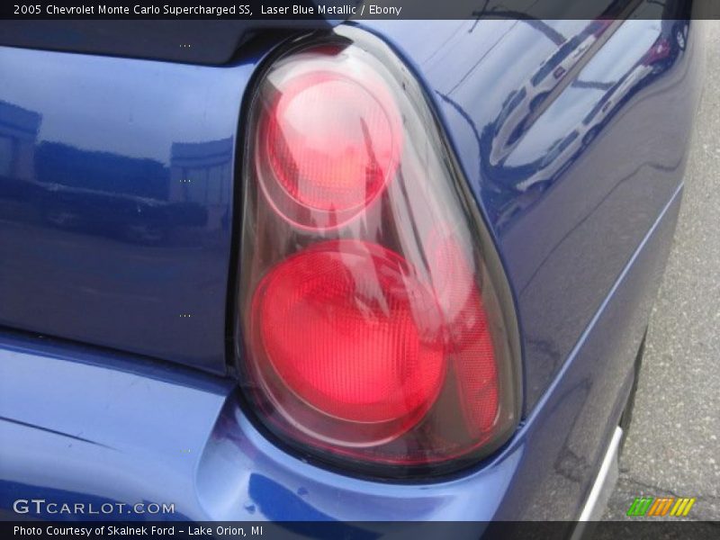 Laser Blue Metallic / Ebony 2005 Chevrolet Monte Carlo Supercharged SS