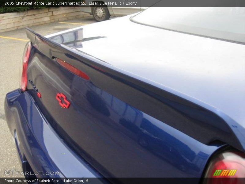 Laser Blue Metallic / Ebony 2005 Chevrolet Monte Carlo Supercharged SS