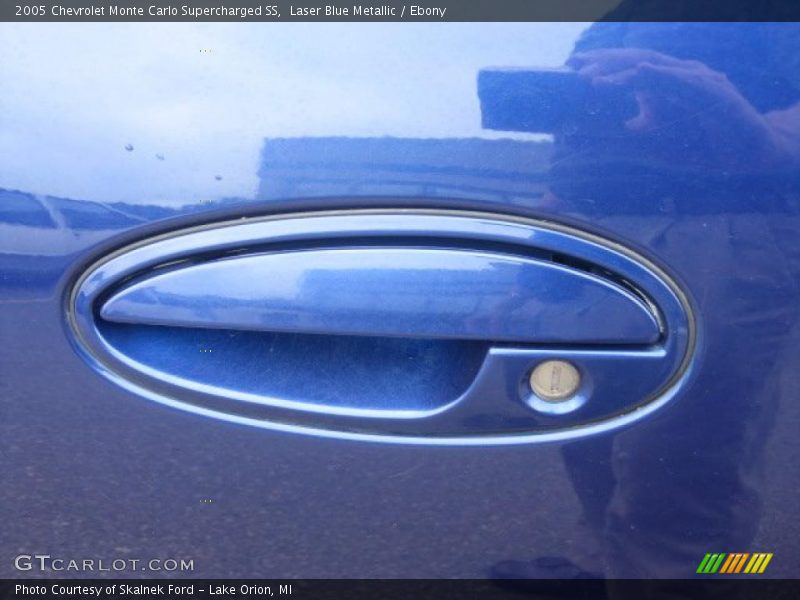 Laser Blue Metallic / Ebony 2005 Chevrolet Monte Carlo Supercharged SS