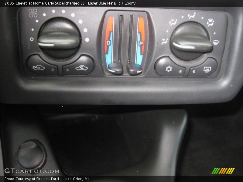 Laser Blue Metallic / Ebony 2005 Chevrolet Monte Carlo Supercharged SS