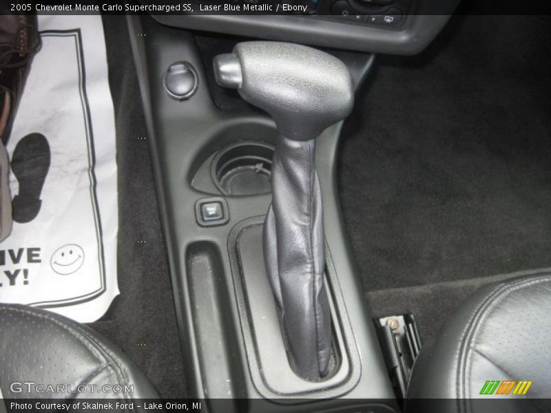 Laser Blue Metallic / Ebony 2005 Chevrolet Monte Carlo Supercharged SS