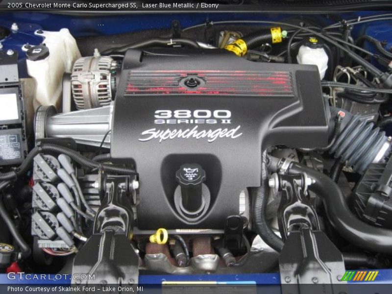 Laser Blue Metallic / Ebony 2005 Chevrolet Monte Carlo Supercharged SS