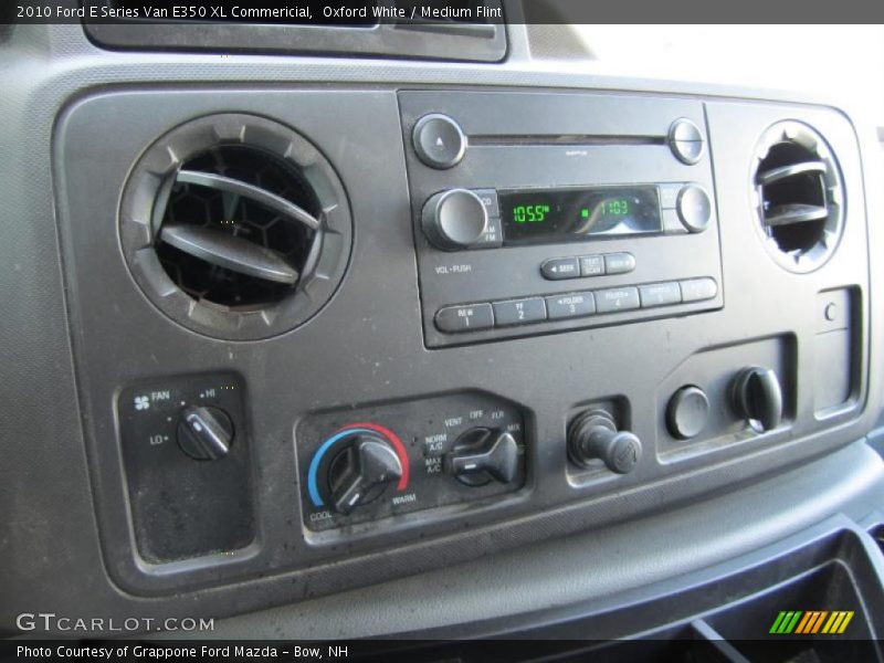 Oxford White / Medium Flint 2010 Ford E Series Van E350 XL Commericial